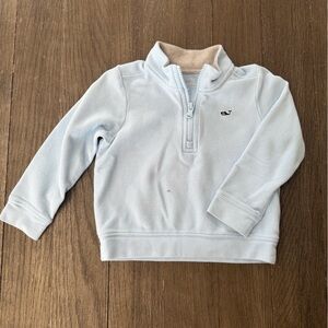 Vineyard Vines Light Blue Kids Quarter-Zip Sweatshirt